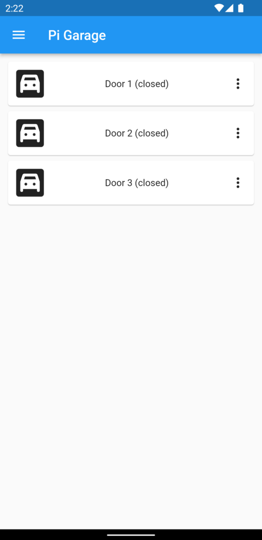 Pi Garage App